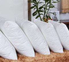Kuber Industries Microfibre 4 Pieces Cushion Filler Set 16"X16" (White) - Ctktc40736