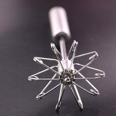 Heart Home Wire Churner|Steel Whisk Hand Blender|Cooking Egg Beater Mixer for Kitchen|Kitchen Utensil for Blending-Whisking-Beating & Stirring|13 Inch|Silver