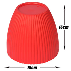 Kuber Industries Flower Pot | Flower Planter Pots for Indoor | Flower Pots for Outdoor | Pot for Garden & Balcony Flowering | Flower Plants Pot | Mega Flower Pot | 6 Inch | Pack of 5 | Multi