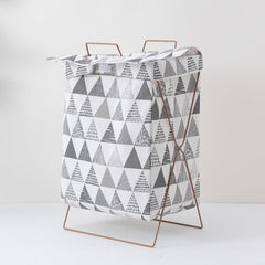 Kuber Industries Laundry Basket For Clothes|Foldable Laundry Hamper|Basket For Toys, Dirty clothes, Storage "40 LTR"-Pack of 5 (Multi-clolor)