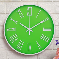 Heart Home Wall Clock | Fancy Watch Wall Clocks | Office Wall Clock | Clock for Living Room | Clock for Bedroom | Clock for Hall | Machinery-Quartz | 12 Inch | F-Green