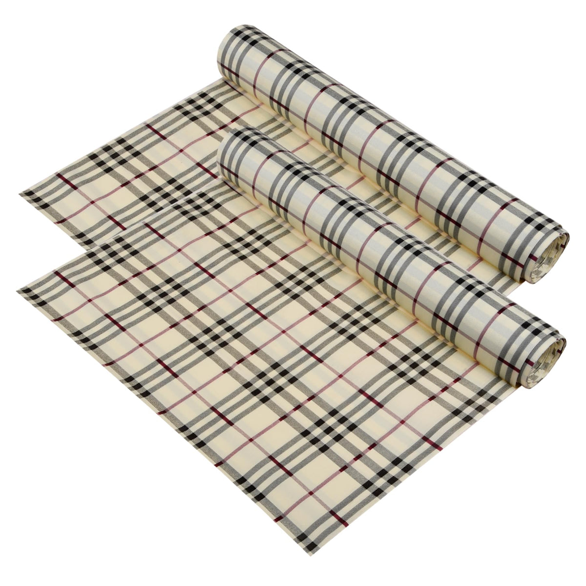 Heart Home Shelf Liner | Kitchen Cabinet Shelf Protector | Kitchen Liners for Cabinets and Drawers | Drawer Liner Mat | Check-Design Shelf Liner Cabinet Mat | 5 MTR | Pack of 2 | Cream