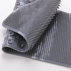 Kuber Industries Bath Mat | PVC Bathroom Mat | Shower Bath Mat | Floor Tub Mat | Bathroom Mud Mat | Anti-Skid Shower Bathroom Mat | L-YSD-A | Gray