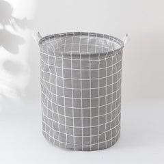 Kuber Industries Laundry Basket For Clothes|Foldable Laundry Hamper|Basket For Toys, Dirty clothes, Storage "45 LTR"-Pack of 6 (Grey)