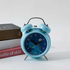 Heart Home Timer Alarm Clock for Students & Heavy Sleepers | Study Table Watch for Kids Bedroom and Living Room | Light Mint Blue