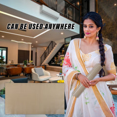 Heart Home Shelf Liner | EVA Kitchen Cabinet Shelf Mat | Anti-Slip Bathroom Mat | Fridge Mat | Table Mat | Bubble Texture Wardrobe Mat | 5 Meters |1 MM | Beige