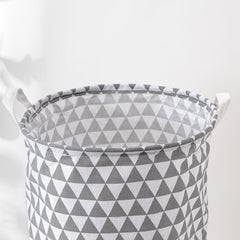 Kuber Industries Laundry Basket For Clothes|Foldable Laundry Hamper|Basket For Toys, Dirty clothes, Storage "45 LTR"-Pack of 4 (Grey)