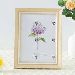 Kuber Industries Photo Frame For Home D?cor|Use Horizontal & Vertical|Crystal Clear Glass|Perfect For Home, Office And Shop "16.7x21.8CM"-Pack of 2 (Cream)