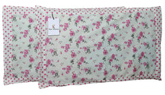 Kuber Industries 2 Piece Cotton Pillow Cover Set - 17" x 26", White