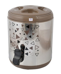 Heart Home Food Grade, BPA Free, Insulated Hot & Cold Stainless Steel Water Jug/Camper, 6 Ltrs (Brown)-HS42HEARTH25203
