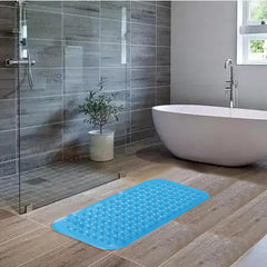 Kuber Industries Bath Mat | PVC Bathroom Mat | Shower Bath Mat | Floor Tub Mat | Bathroom Mud Mat | Anti-Skid Shower Bathroom Mat | M-YSD-35B |Pack of 5| Dark Blue