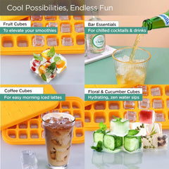 Heart Home Ice Cube Tray | Orange | ZX23101-A