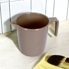Heart Home Bathroom Mug | Plastic Bath Mug for Bathroom | Bath Mug | Mug for Bathroom | Mug for Toilet | Washroom Jug | 111 Bath Mug | 1 LTR | Pack of 3 | Brown
