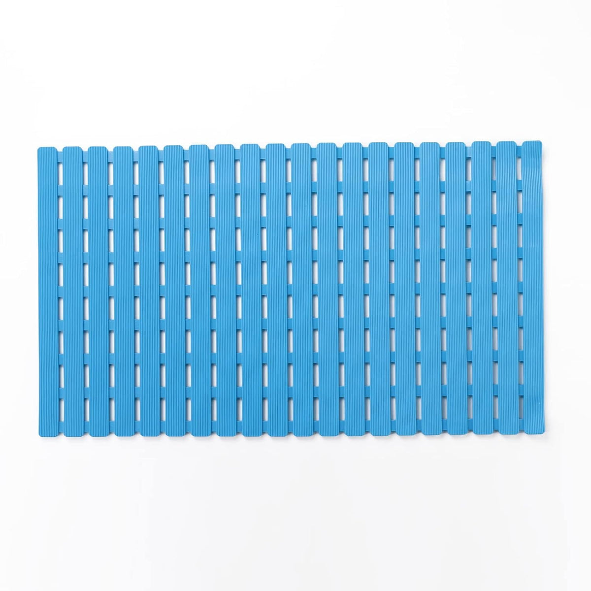 Kuber Industries Bath Mat | PVC Bathroom Mat | Shower Bath Mat | Floor Tub Mat | Bathroom Mud Mat | Anti-Skid Shower Bathroom Mat | JL-01A | Blue