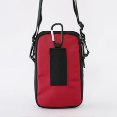 Kuber Industries Paspport Holder for Men & Women|Multifunction Passport Cover Bag|Nylon Passport Pouch for Luggage-Pack of 4 (Red)