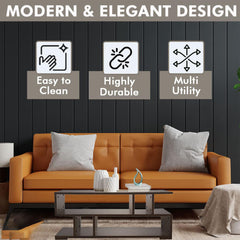 Kuber Industries Matte Finish ?Wooden Center Table for Living Room | Wood Coffee Table for Living Room, Bedroom & Office | Brown
