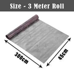 Heart Home Shelf Liner | Kitchen Cabinet Shelf Protector | Kitchen Liners for Cabinets and Drawers | Drawer Liner Mat | Self Shining Shelf Liner Cabinet Mat | 3 MTR | Brown