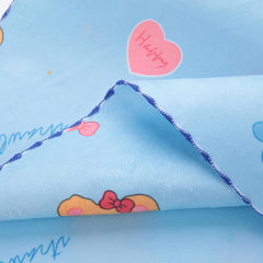 Kuber Industries Baby Waterproof matBed Protecter "50 x 70" CM-Pack of 2 (Blue)