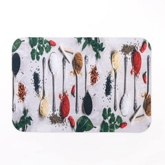 Heart Home PVC Kitchen Floor Mat|Anti-Skid Backing|Mats For Kitchen Floor |Easily Washable|Idol For Home, Kitchen Entrance| CF-220817 | Multi