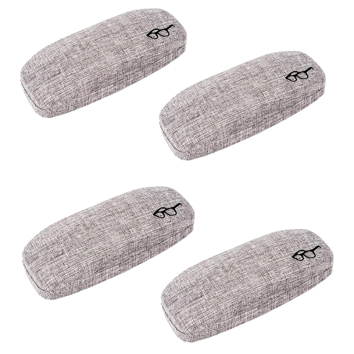 Kuber Industries Sunglass Case|Goggles Organizer Box For Men, Women|Durable Shades Organizer (Grey) (Pack Of 4)