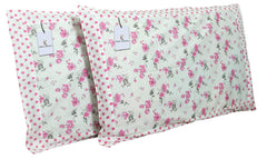 Kuber Industries 2 Piece Cotton Pillow Cover Set - 17" x 26", White