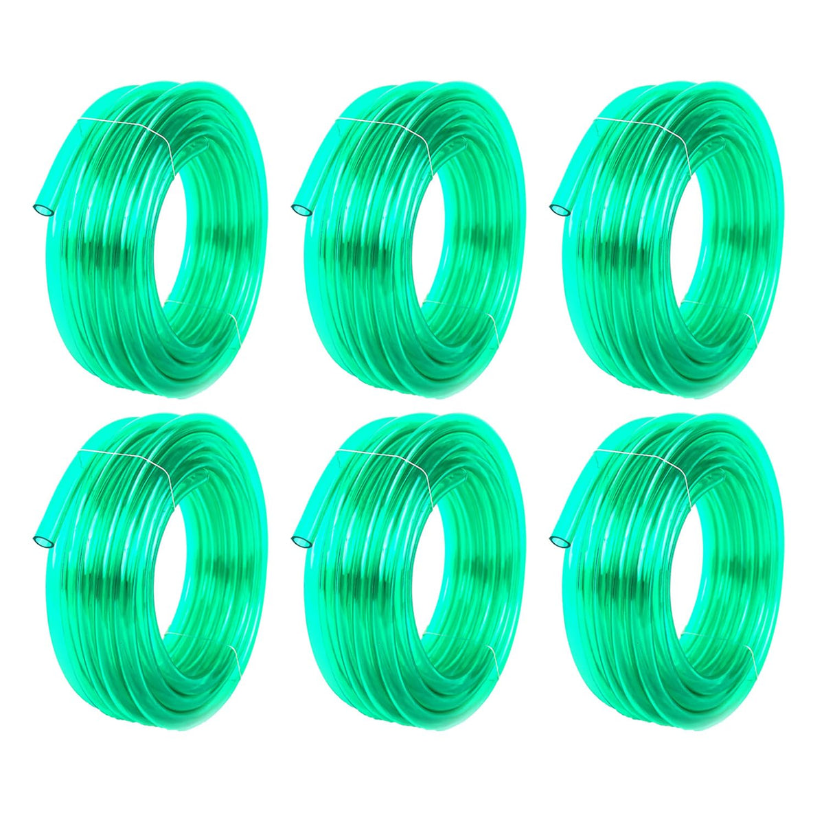 Kuber Industries Multiutility PVC Water Pipe|Multi-Utility Water Pipe for Garden, Car Cleaning & Pet Washing|Light Weight, Kink Proof & Portable Hose Pipe for Gardening|10 Meter|Green|(Pack Of 2)