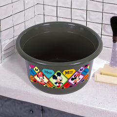 Heart Home Disney Check Bath Tub | Versatile Utility Gaint Tub | Plastic Bath Tub for Baby | Clothes Washing Tub For Bathroom | Feeding Pan Tub | TUB-25 LTR | Pack of 2 | Multi