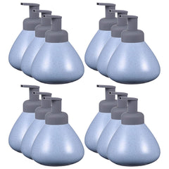 Kuber Industries Liquid Soap Dispenser | Handwash Soap Dispenser | Soap Dispenser for Wash Basin | Shampoo Dispenser Bottle | Bathroom Dispenser Bottle | 12 Piece | Pack of 4 | 360 ml | JY00018 | Blue