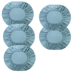 Kuber Industries Double Bed Mattress ProtectorBed Protecter With Elastic "180x200" CM-Pack of 5 (Dark Green)