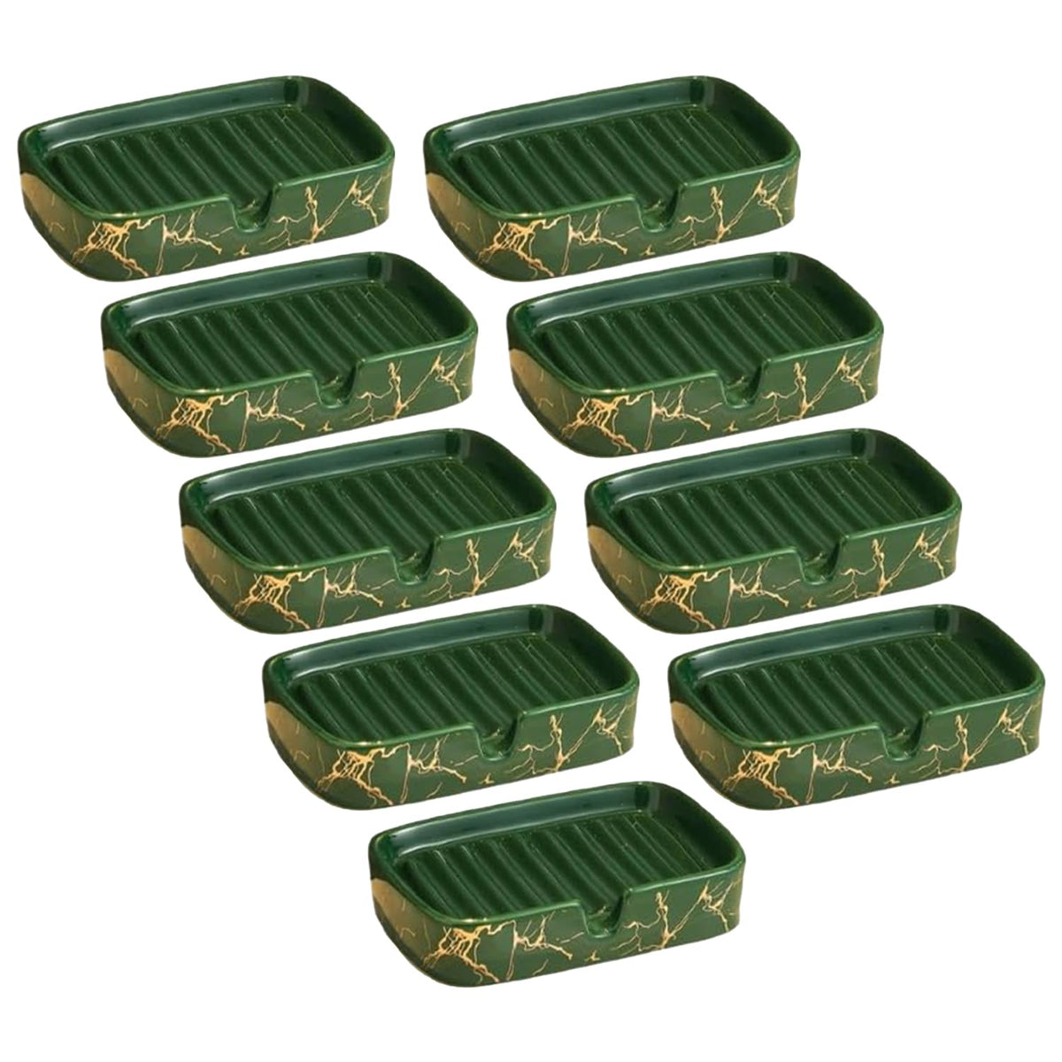 Kuber Industries Soap Holder | Handwash Soap Dispenser | Soap Dispenser for Wash Basin | Soap Dispenser Case | Bathroom Dispenser Case | 9 Piece | Pack of 3 | JY00173GN | Green