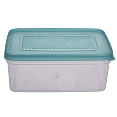 Heart Home Plastic Multipurpose MPC Small & Big Transparent Air Tight Food Storage Kitchen Container (Set of 2, Green)- HEART3589