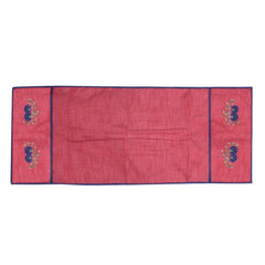 Kuber Industries Fridge Top Cover|Refrigerator Cover for Kitchen|Fridge Top Cover with Pockets and Handle|Non-Woven Strawberry Dot Print (Red)