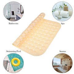 Kuber Industries Bath Mat | PVC Bathroom Mat | Shower Bath Mat | Square Bath Tub Mat | Foot Massager Mat | Anti-Skid Floor Mat | Shower Mat | Pack of 2 | Multi
