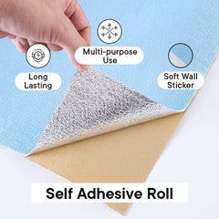 Kuber Industries Imitation Linen Wallpaper for Walls | Textured & Self Adhesive Peel Wall Stickers | Easy to Peel, Stick & Remove DIY Wallpaper | Suitable on All Walls | Pack of 1 Roll,50 cm X 500 cm