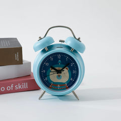Kuber Industries Timer Alarm Clock for Students & Heavy Sleepers | Study Table Watch for Kids Bedroom and Living Room | Cyan