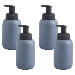 Kuber Industries Liquid Soap Dispenser | Handwash Soap Dispenser | Soap Dispenser for Wash Basin | Shampoo Dispenser Bottle | Bathroom Dispenser Bottle | Pack of 4 | JY00011 | 400 ml | Blue