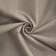 Heart Home Lining Design Cotton Double Bedsheet with 2 Pillow Covers, 90"x100" (Brown)-50HH01935