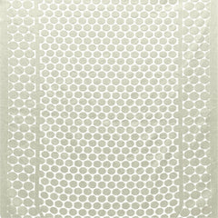 Heart Home Sofa Cover | Net Sofa Slipcover Set | Sofa Cover for Living Room | Sofa Cover for Hall | 5-Seater Sofa Cover for Home Decor | Dot Sofa Cover Set | Cream