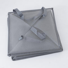 Kuber Industries Laundry Basket For Clothes|Foldable Laundry Hamper|Basket For Toys, Dirty clothes, Storage "45 LTR"-Pack of 4 (Grey)