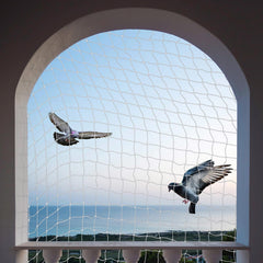 Kuber Industries Bird Net | Nylon Bird Control Net | Net for Balcony | Child Protection Net | Anti Bird Net | Net for Pigeon | Monkey Net | Net for Graden | 20X10 Feet | White