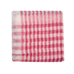 Kuber Industries Duster | Wet Dry Cleaning Napkin | Cotton Kitchen Duster | 300 GSM Kitchen Cleaning Clothes | Pocha for Kitchen | Car | Desk | Fan | Set of 18 | 101 | Pink