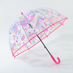 Kuber Industries Umbrella | Umbrella for Rainy Days | Umbrellas for Rain | Umbrella For Travelling-Outdoor Activities | Umbrella-Chhata for Adults-Men & Women | RST942A | White