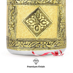 Kuber Industries 1200ml Silver Crafted Stainless Steel Containers for Kitchen with Lid | Aesthetic Multipurpose Storage Canister for Kitchen Organizer | Steel Dabba/Box for home | Silver