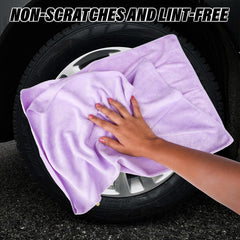 Heart Home Cleaning Towel | Reusable Cleaning Cloths for Kitchen | Duster Towel for Home Cleaning | 400 GSM Cleaning Cloth Towel for Car | Bike | 50x70 | Pack of 4 | Multi