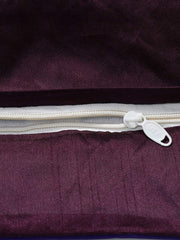 Heart Home Disney Team Mickey Print Silk Special Long Crush Cushion Covers (16"x16") Set of 5, Royal Blue-HEART9988