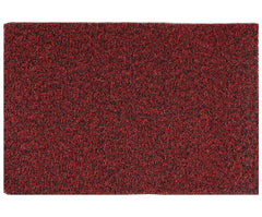 Kuber Industries Double Shade Thread Rubber Anti Slip Door Mat (16" x24'', Maroon & Black) - CTKTC039951
