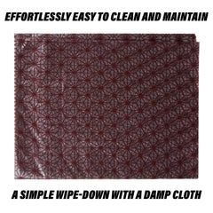 Kuber Industries Bedsheet | Baby Plastic Sheet | Crib Sheet for Baby | Baby Mattress Sheet for Baby | Mattress Protector Bedsheet | Bed Protector Sheet | Self Star | 80x80 Inch | Brown