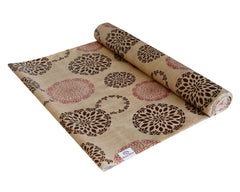 Heart Home Rangoli Printed PVC Anti Slip Skid Shelf Mat, 10 Mtr (Sand)