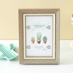 Kuber Industries Photo Frame For Home Décor|Use Horizontal & Vertical|Crystal Clear Glass|Perfect For Home, Office And Shop 11.6x16.7CM-Pack of 5 (Natural)