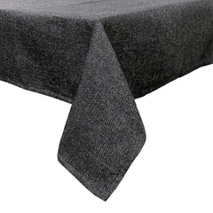 Kuber Industries Jute Dining Table Cover,60"X90" (Black)